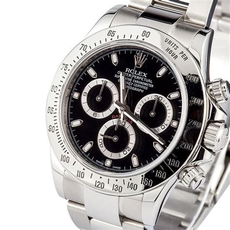 Rolex 116520 Authentic Rolex Daytona 116520 Black 